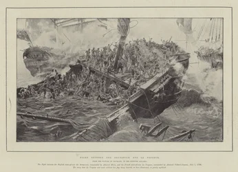 Taistelu Brunswickin ja Le Vengeurin välillä